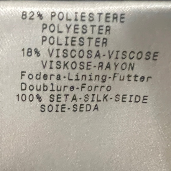 Giorgio Armani black sleek dress, with V back and swooped side, size 34 / 2 US - Picture 9 of 10